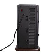 Ainfox 1500W Wooden Portable Fireplaces with 3 Infrared Quartz Tube Tower Heater Electric Free Standing N2
