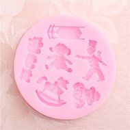 &quot;Lovely Silicone Puppet Soilder Fondant Mold Mould 3D Cake Mold Cake Decoration&quot; shopping N8
