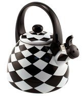 Supreme Housewares Stainless Steel Black Diamond Whistling Tea Kettle N2
