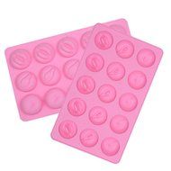 XY Novelty Funny Party Favors Soft Silicone Penis Lips Butt Breast Ice Cube Tray Stag Party N3