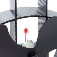 VonHaus Wood Stove Eco Fan - Heat Powered Ultra Quiet Triple Blade Fireplace Blower Fan for Efficient Heat Distribution... N7