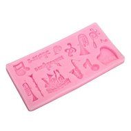 "dipshop Orchestral Instruments Silicone Fondant Mold Polymer Clay Mould" shopping N3