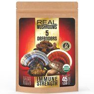 5 Defenders Mushroom Extract Blend by Real Mushrooms - Chaga, Reishi, Shiitake, Maitake and Turkey Tail Mushroom... N2