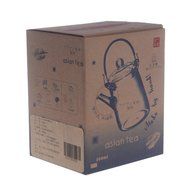 Teakettles, WOLFBUSH Metal Handle Borosilicate Glass Teapot 300ml N2