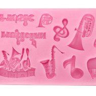 &quot;dipshop Orchestral Instruments Silicone Fondant Mold Polymer Clay Mould&quot; shopping N6