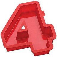 Lekue Numbers Silicone Mold - Red Four