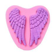 Wocuz W0202 Silicone Angel Wing Fondant Silicone Sugar Craft Molds DIY Cake Decorating N2