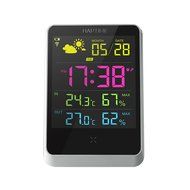 Digital Weather Station with Forecast/Temperature/Humidity/Alarm Clock Function Wireless Night Lighting LCD Sensors