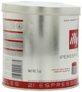 illy iperEspresso Capsules Medium Roasted Coffee, 5-Ounce, 21-Count Capsules N3