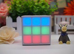 Jieslink New Version 4 Surface Led Light Cube Bluetooth Speaker Mini Sport Wireless Bluetooth Speaker N4