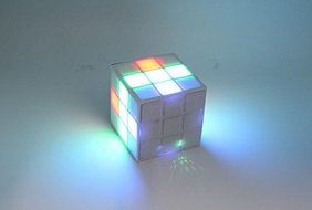 Jieslink New Version 4 Surface Led Light Cube Bluetooth Speaker Mini Sport Wireless Bluetooth Speaker N7