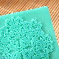 &quot;Flower Shapes Fondant Silicone Mould Lace Mold&quot; shopping N4