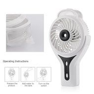 D-FantiX Portable Handheld Misting Fan Personal Cool Mist Humidifier Rechargeable Mini Fan Battery Operated/USB...