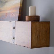 Belham Living Rustic Timber Beam Fireplace Mantel N6