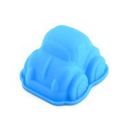 Lariy Car Shaped Silicone Cake Biscuit Baking Mold Tray Blue N2