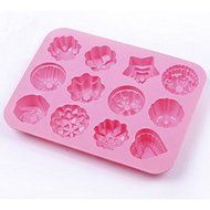 &quot;Yellow Multipurpose 12 Holes Flowers Silicone Cake Mold Ice Cream Mold Jelly Pudding Mold Chocolate Mold&quot; shopping N2