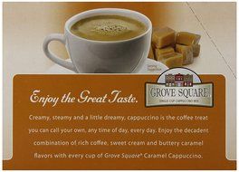 Grove Square Cappuccino, French Vanilla, 24 Count Single Serve Cups N41