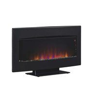 Chimney Free Serendipity 35 in. Wall-Mount/Tabletop Electric Fireplace in Black N2