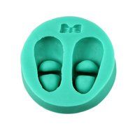 Voberry High Quality Mini Shoes Cake Mold Silicone Baking Tools for Cakes Fondant Chocolates Soap (C) N3