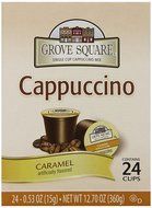 Grove Square Cappuccino, French Vanilla, 24 Count Single Serve Cups N42