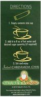 Nature&#039;s Guru Instant Unsweetened Chai, Cardamom, 10-Count N2