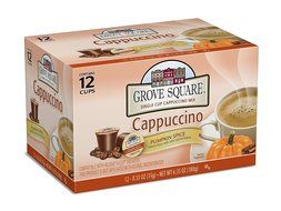 Grove Square Cappuccino, French Vanilla, 24 Count Single Serve Cups N46
