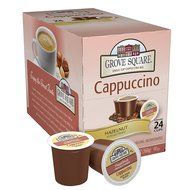 Grove Square Cappuccino, French Vanilla, 24 Count Single Serve Cups N49