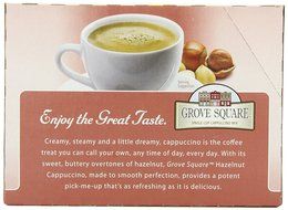 Grove Square Cappuccino, French Vanilla, 24 Count Single Serve Cups N51