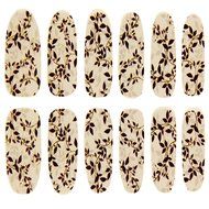 EVTECH(TM) 4 Pcs Rose Peony Carnation Flower Patterns Nail Polish Strips 12 double-ended Nail Decals Strips Nail... N3