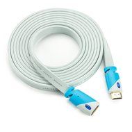 Aurum Flat Series - Flat HDMI Cable with Ethernet (40 Ft) - Supports 3D &amp; Audio Return Channel [Latest Version... N5