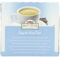 Grove Square Cappuccino, French Vanilla, 24 Count Single Serve Cups N71