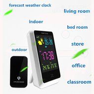 Digital Weather Forecast Station Wireless Sensors for Time/ Indoor Outdoor Temperature/Humidity/Day/Date Display... N7