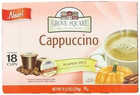 Grove Square Cappuccino, French Vanilla, 24 Count Single Serve Cups N73