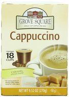 Grove Square Cappuccino, French Vanilla, 24 Count Single Serve Cups N75