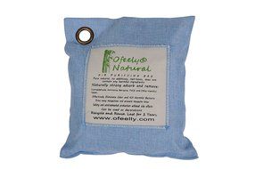 Ofeely Air Purifying Bag 500g Natural Bamboo Charcoal Deodorizer Naturally Removes Odor (Light Grey) N12