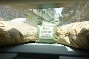 Ofeely Air Purifying Bag 500g Natural Bamboo Charcoal Deodorizer Naturally Removes Odor (Light Grey) N14