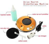 Intsun UFO Air Purifier Solar Car Humidifier Lonizer Oxygen Bar with 5V DC Car Adapter,Car Air Freshener