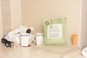 Ofeely Air Purifying Bag 500g Natural Bamboo Charcoal Deodorizer Naturally Removes Odor (Light Grey) N15