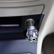 HPPFORTRS Car Air Purifier Odor Removal Sterilizer Refreshing Auto Accessories Mini Negative Ion Purifier (silver... N12