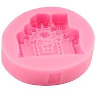 Mr.S Shop Mini Castle-shaped Silicone Mold Fondant Chocolate Cake Decoration Baking Mold DIY Tools N5