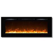 Gibson Living GL2050CY Sydney 50 Inch Crystal Recessed Wall Mounted Electric Fireplace N3