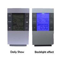 Zytho(TM) New LCD Digital Indoor Weather Thermometer Clocks Humidity Meter Hygrometer Alarm Clock #61200 N5