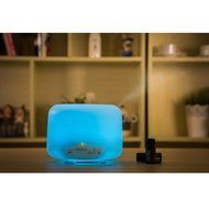 XDOBO 500ml Aroma Diffuser Atomizer Air Humidifier LED Ultrasonic Purifier, 7 Changing Rainbow-colored LED Light