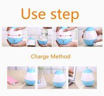BonNoces USB Tumbler Humidifier Cool Mist Whisper-quiet Operation for Home Bedroom Office Caf&eacute; Shop School Yoga... N7