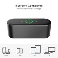 Honstek K8 Bluetooth Wireless Speaker with Touch Control, 3.5mm Audio Port for Computer, FM Radio, TF Card, 10W... N2