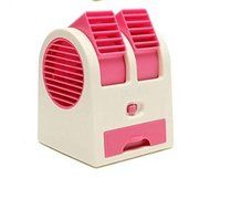 Alytimes Desktop Dual Bladeless Portable Adjustable Angles Scented Air Conditioning Air Cooler USB Electric Mini...