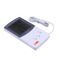 HDE Indoor/Outdoor Thermometer and Hygrometer LCD Weather Station - Indoor Humidity Monitor N3