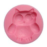 Allforhome Carton Owl Shape Cake Fondant Molds Silicone Candle Sugar Craft Tools Chocolate Moulds