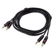 Cable Matters 12 AWG Speaker Cable with Gold Plated Banana Plug Connectors 6 Feet N5