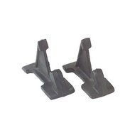 Woodeze 5DA-FB-F Cast Iron Fireback Feet